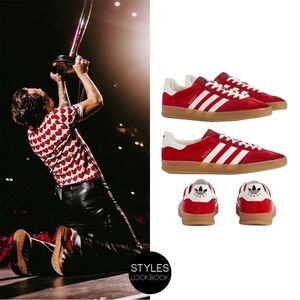 “Gucci x Adidas” Red Gazelles